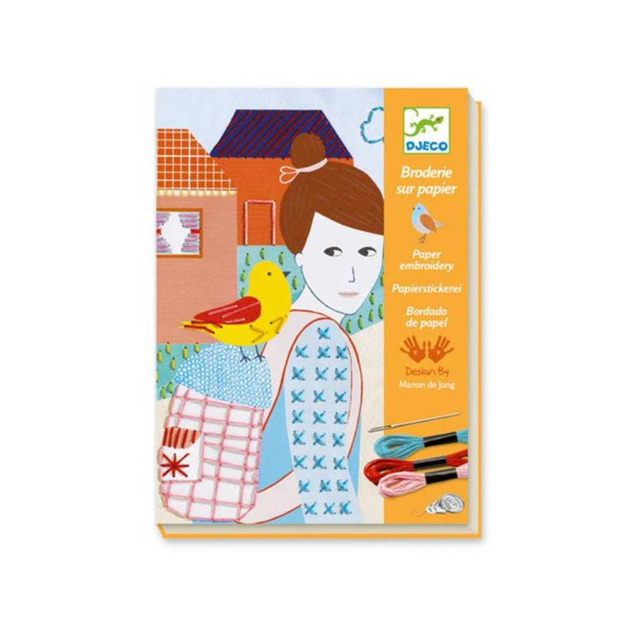 Broderie sur papier - Mes p'tits bonheur: bricolage enfan 