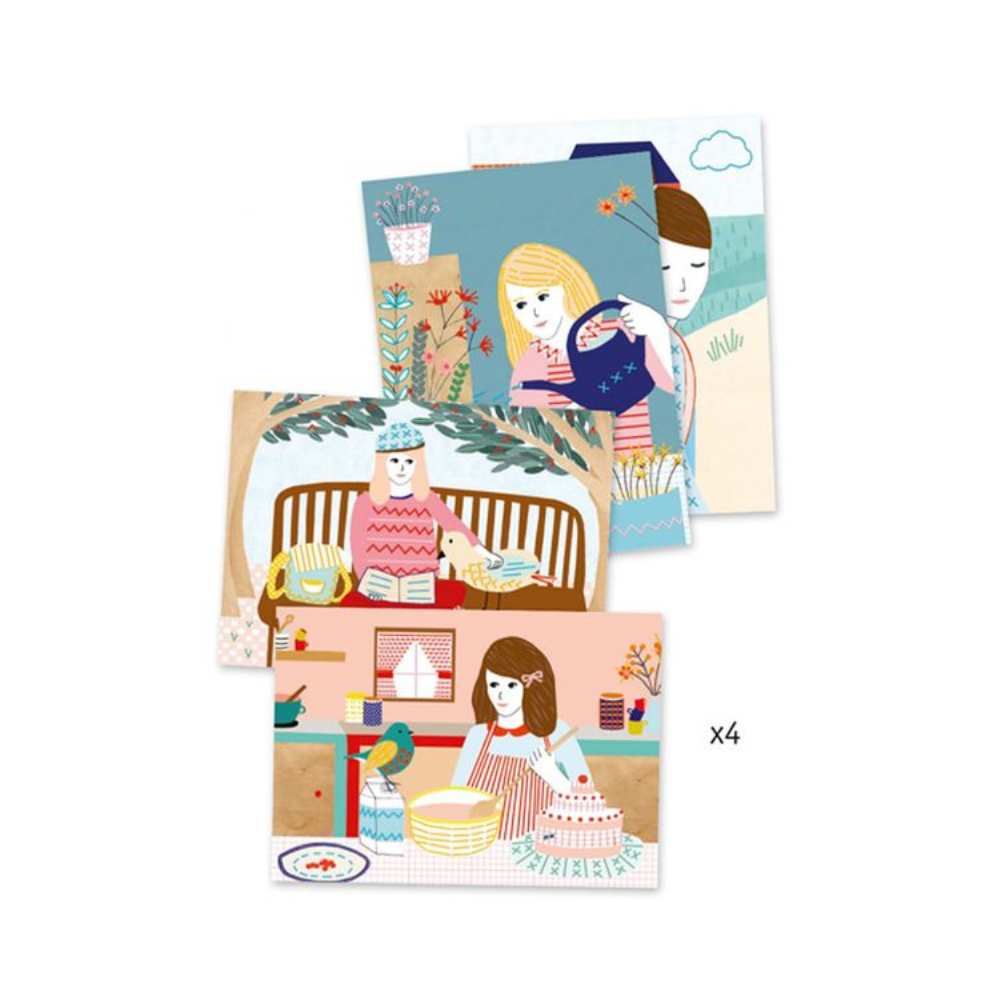 Broderie sur papier - Mes p'tits bonheur: bricolage enfan 