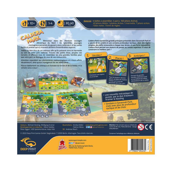 Caldera Park: jeu de société stratégie | Achat en ligne Canada
