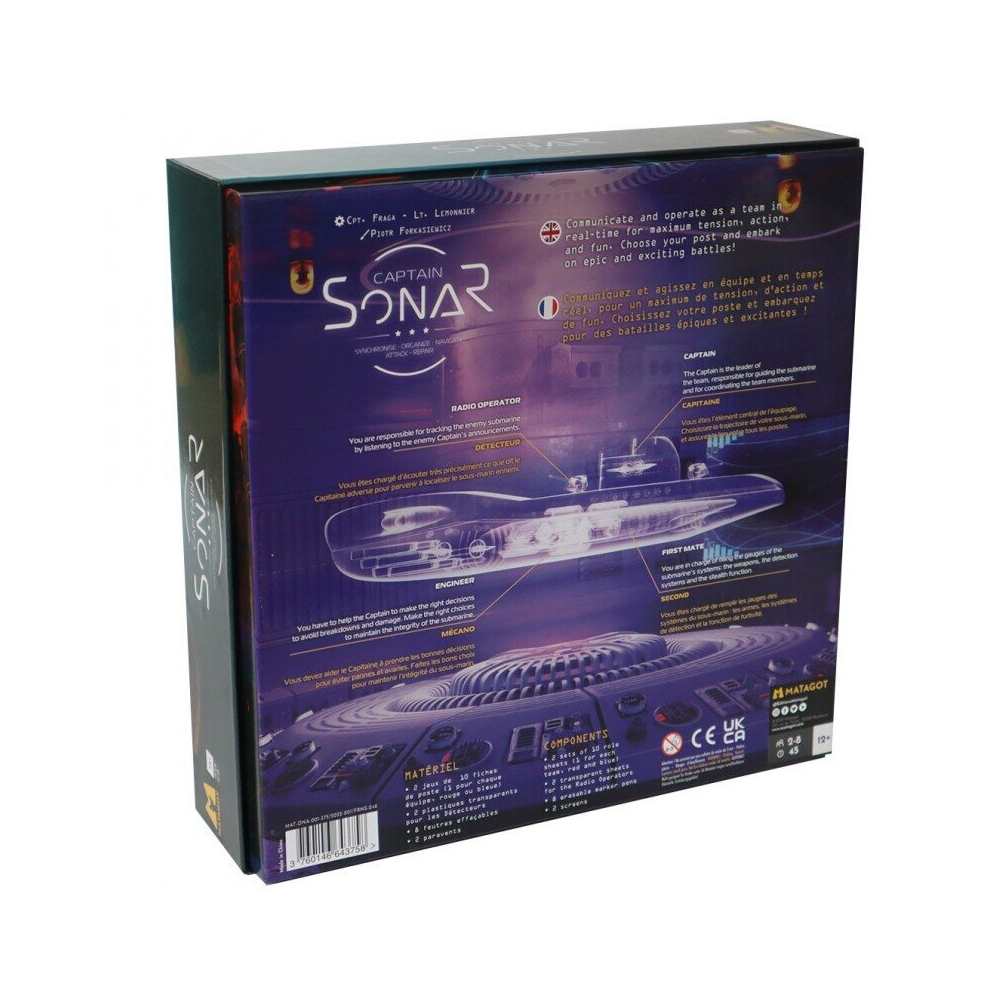 Captain Sonar, jeu de société ambiance - Achat en ligne Canada