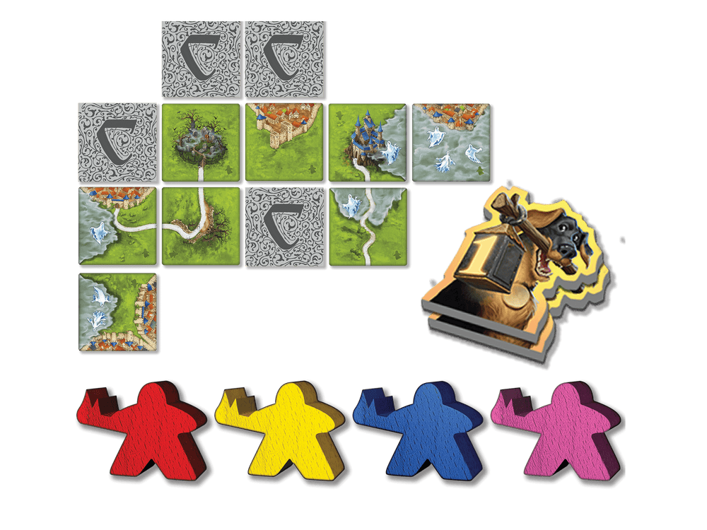 Carcassonne Mists Over Carcassonne, jeu de société coopératif