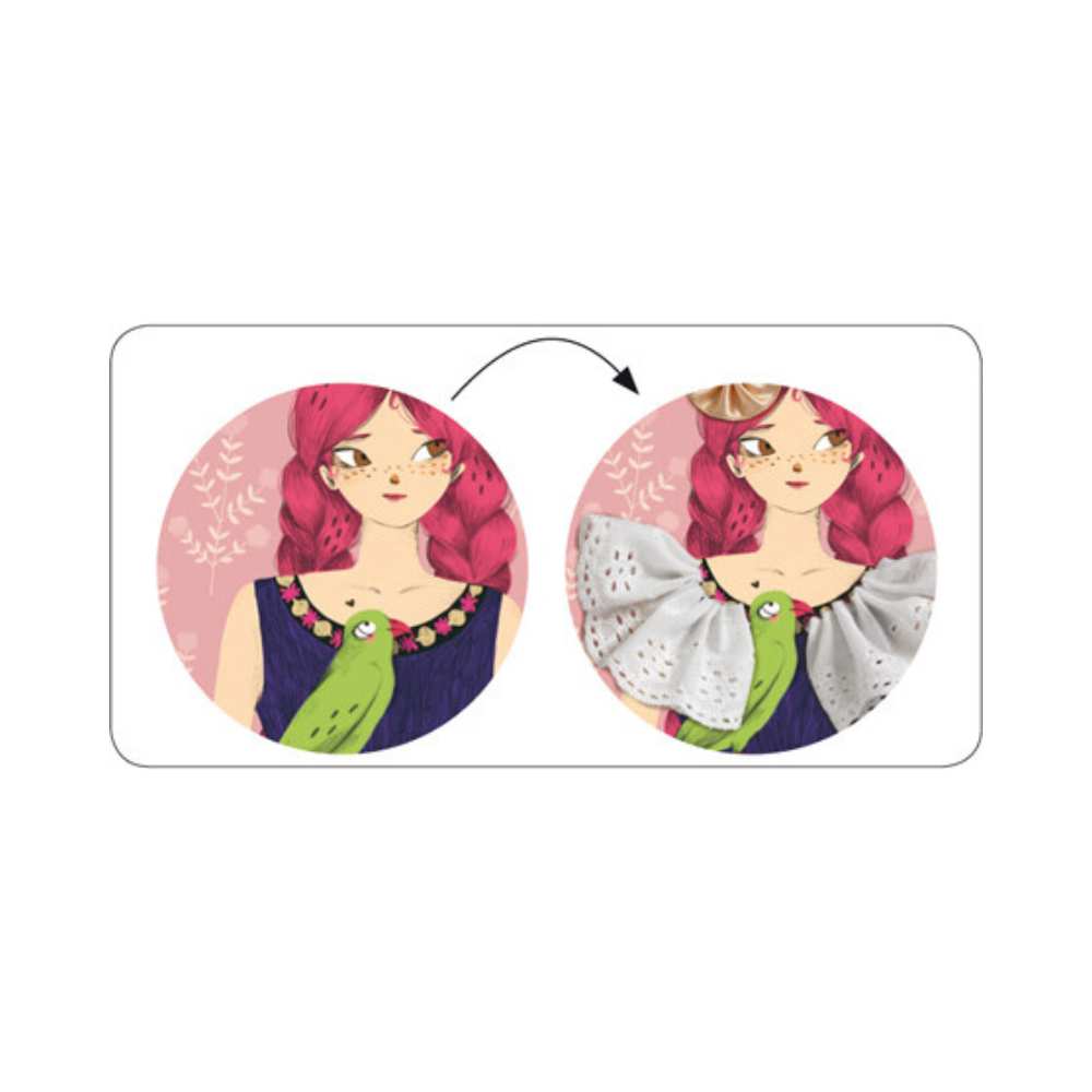Cartes à frou-frous - Flamenco: bricolage enfant | Achat en ligne