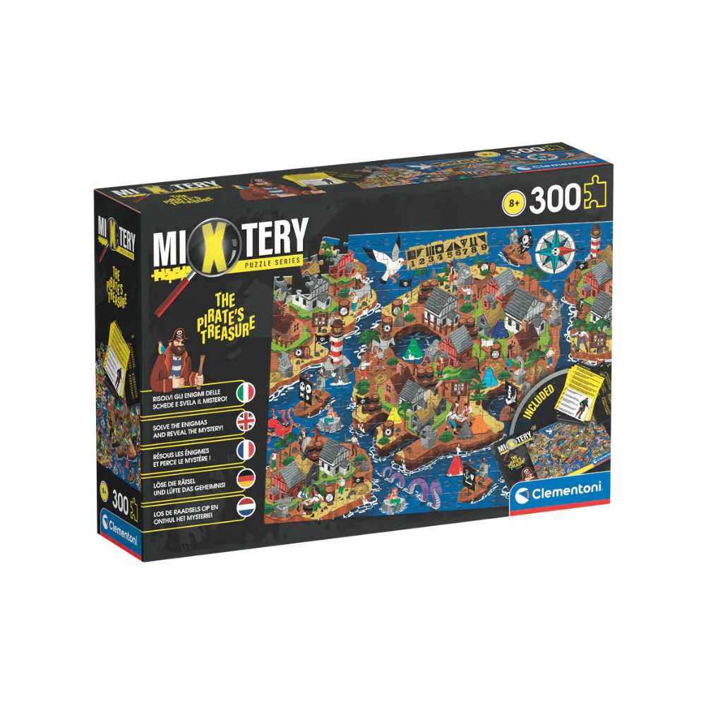 Casse-tête Mixtery - Le trésor du pirate (300 pcs) | Puzzle Clementoni