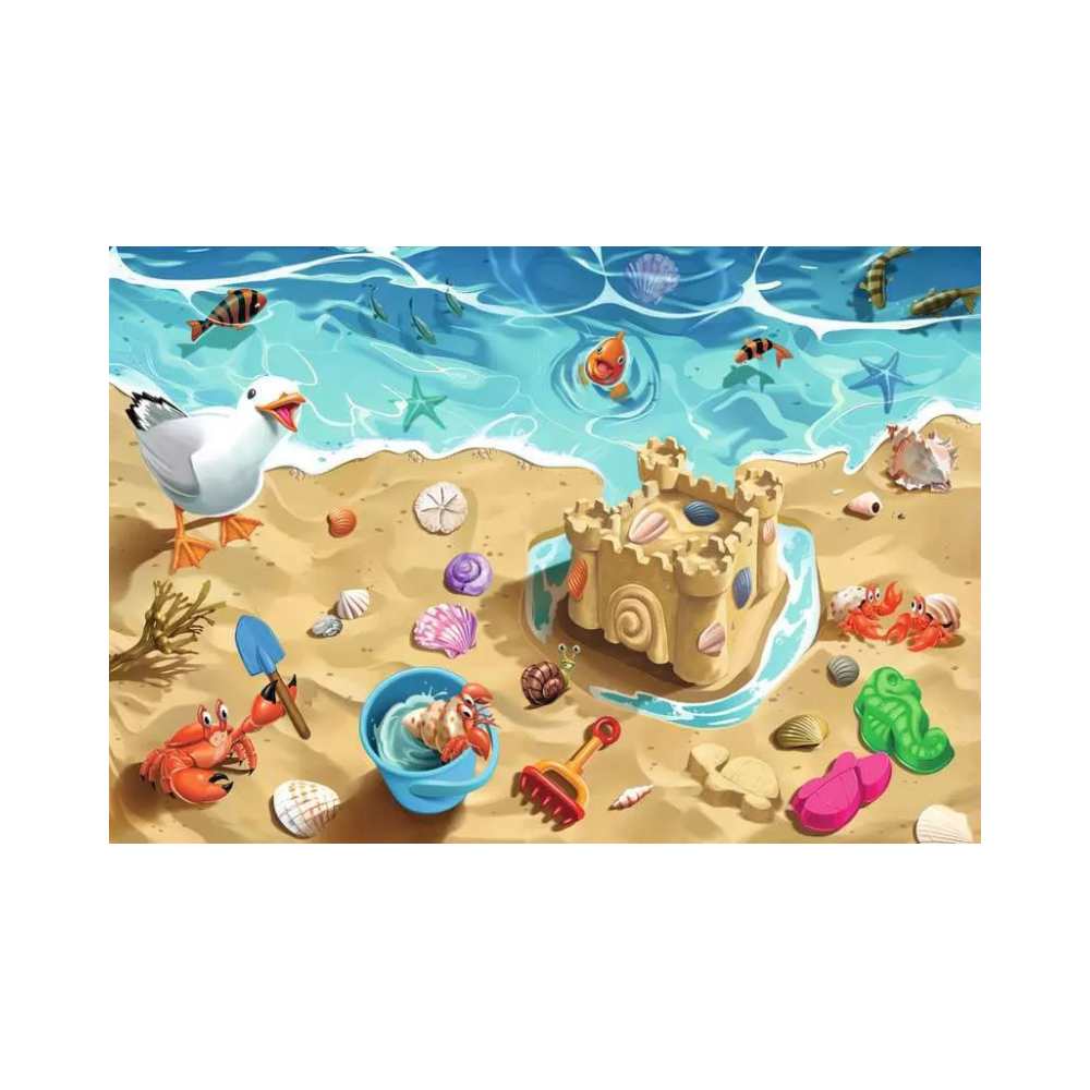 Casse-tête plancher géant Fun at the Beach | Puzzle Ravensburger
