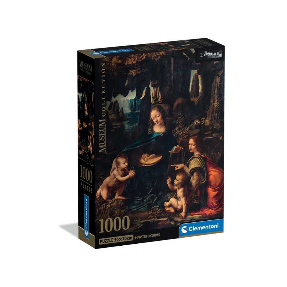 Puzzle Clementoni Museum - Da Vinci : La vierge aux rochers