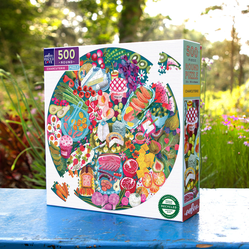 Charcuterie eeBoo round puzzle 500 pcs Achat en ligne à L'As des jeux
