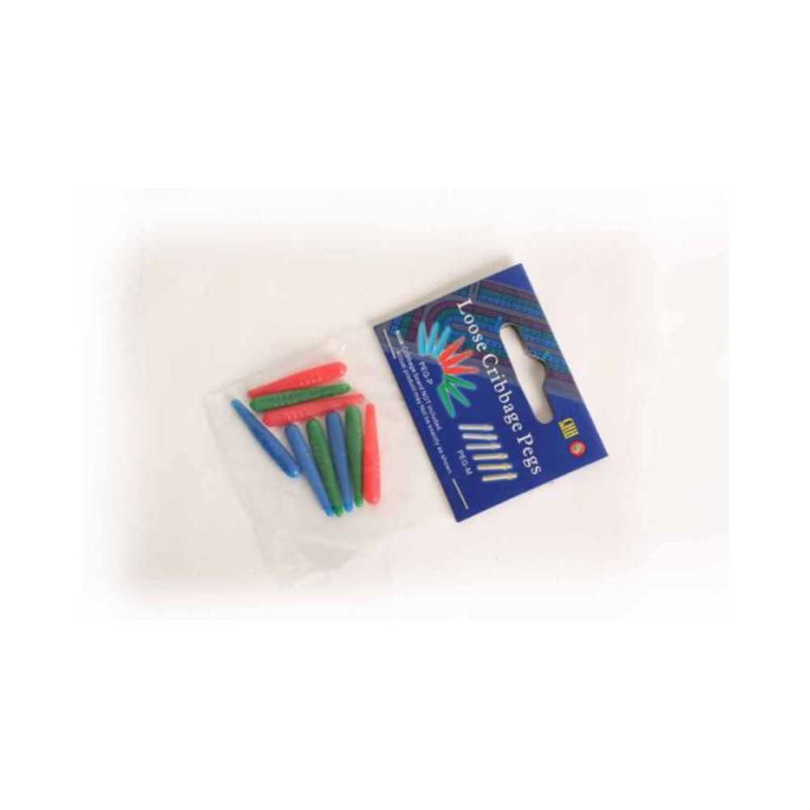 Chevilles de crib (3x rouges, bleues, et vertes) | Cribbage Pegs (3x blue, red, and green)