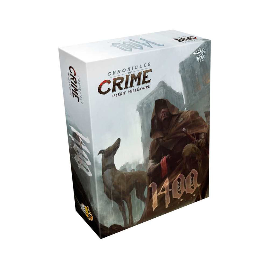 Chronicles of Crime - 1400, jeu de société coopératif d'enquêtes