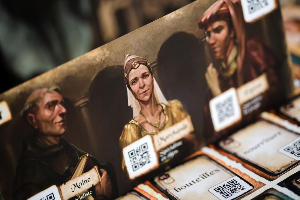 Chronicles of Crime - 1400, jeu de société coopératif d'enquêtes