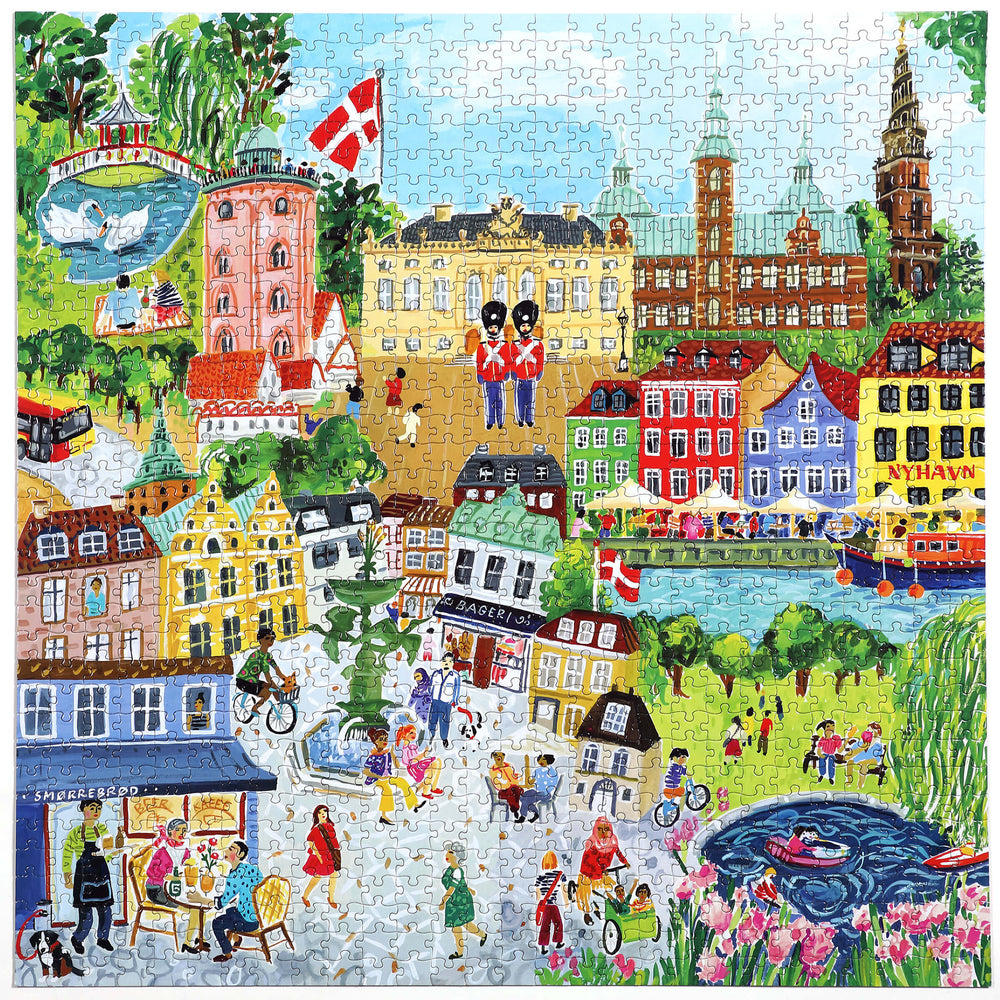 Copenhagen eeBoo square puzzle 1000 pcs Achat en ligne à L'As des jeux