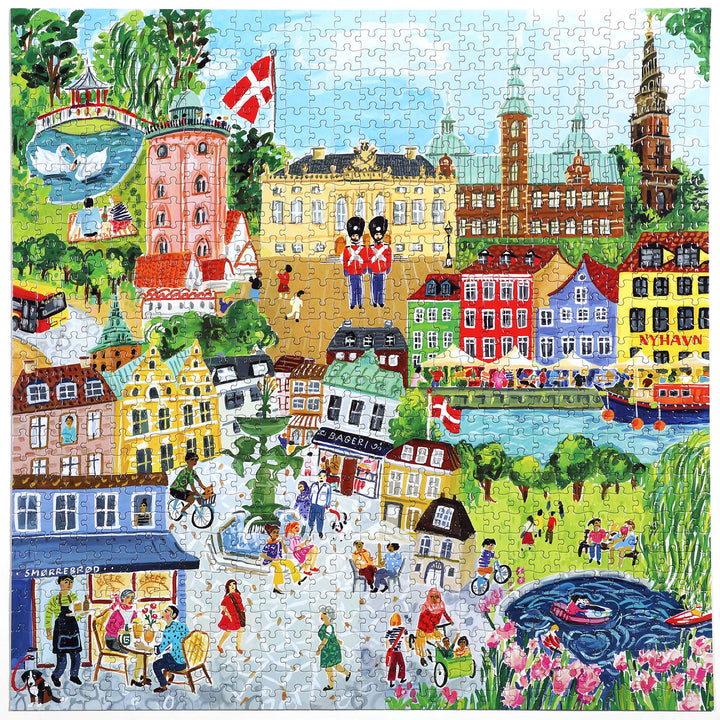 Copenhagen eeBoo square puzzle 1000 pcs Achat en ligne à L'As des jeux
