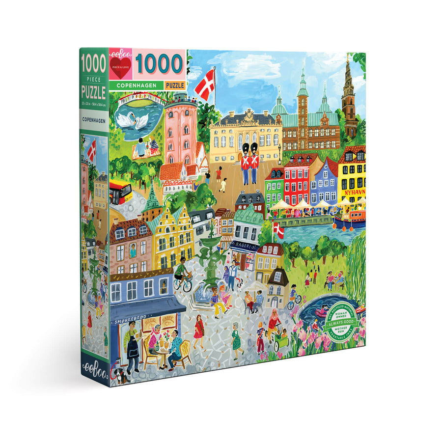 Copenhagen eeBoo square puzzle 1000 pcs Achat en ligne à L'As des jeux