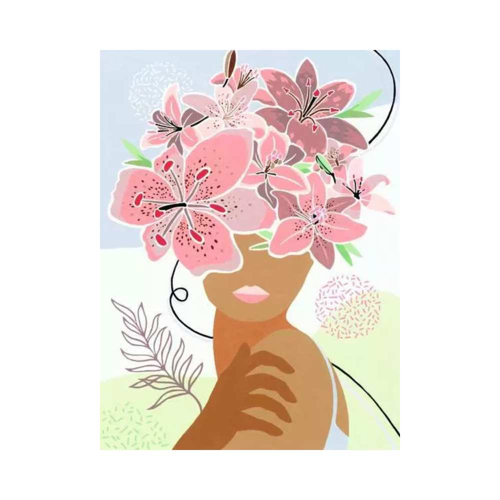 CreArt - Flower on my Mind: ensemble de peinture | Pour adulte