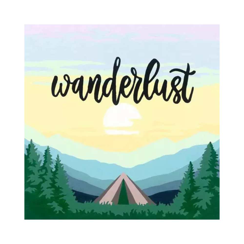 CreArt : Wanderlust (20 x 20cm), peinture à numéro - Achat en ligne
