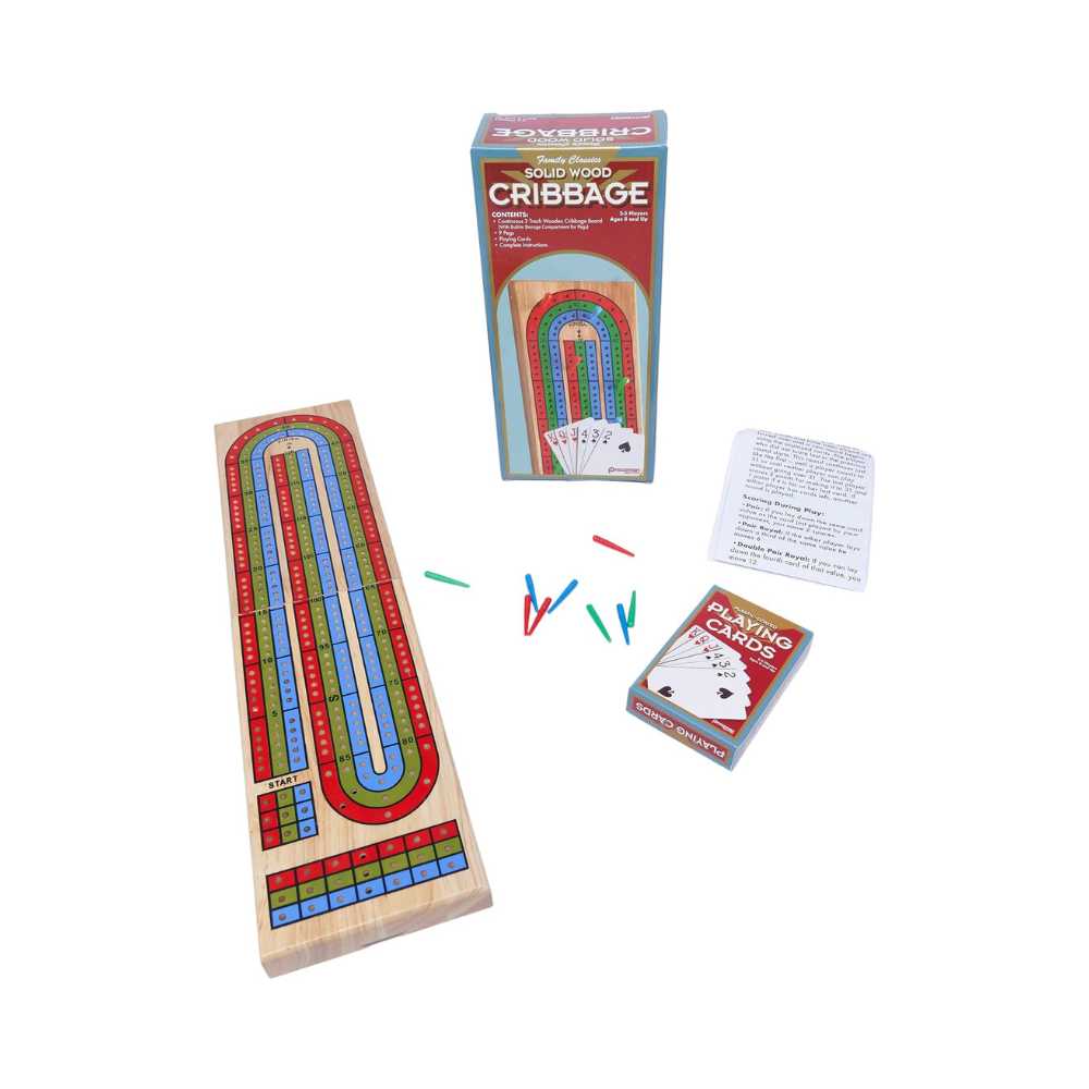 Cribbage avec cartes à jouer, jeu de société classique-Achat en ligne