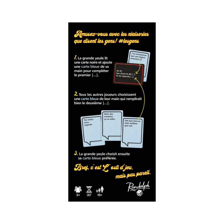 Crissement Sketch, jeu de société de party - Achat en ligne