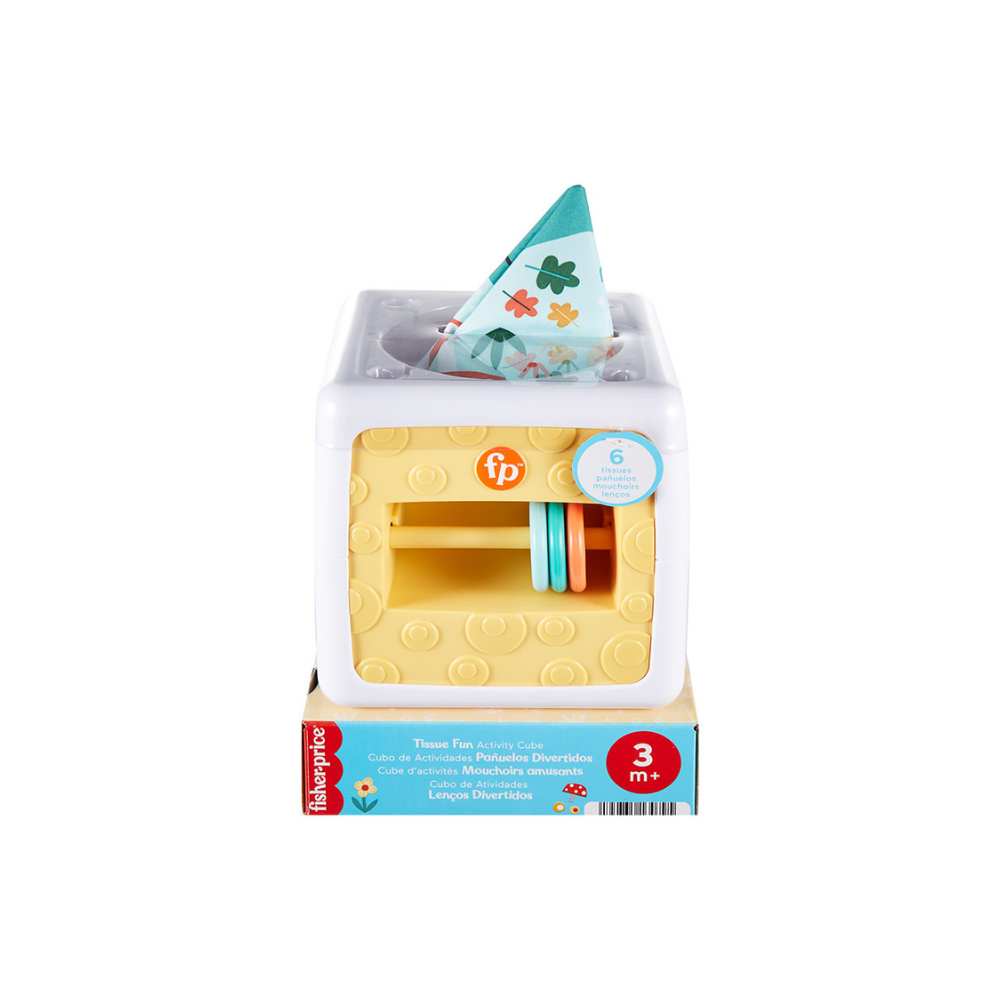 Cube d'activités mouchoirs amusants: jouet bébé|Achat en ligne Canada