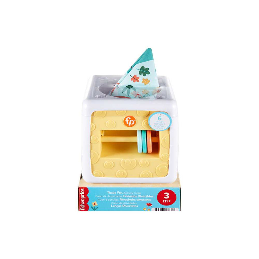 Cube d'activités mouchoirs amusants: jouet bébé|Achat en ligne Canada