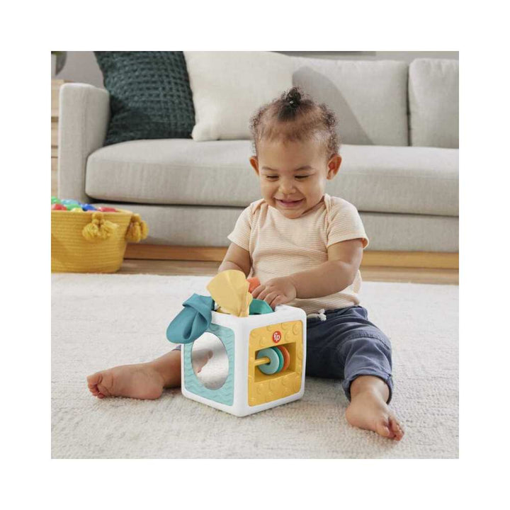 Cube d'activités mouchoirs amusants: jouet bébé|Achat en ligne Canada