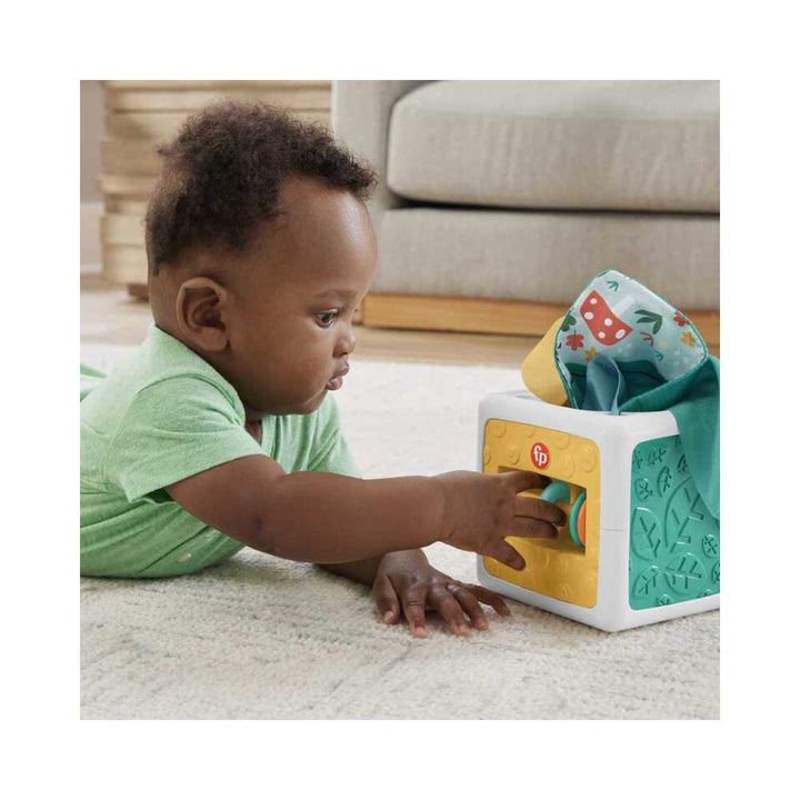 Cube d'activités mouchoirs amusants: jouet bébé|Achat en ligne Canada