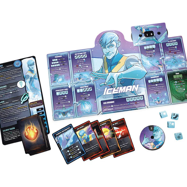 Marvel Dice Throne: X-men - Iceman, Psylocke, Storm, and Wolverine