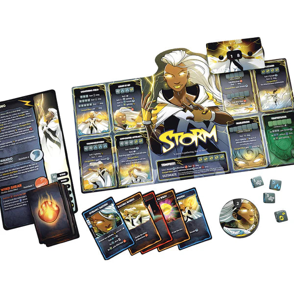 Marvel Dice Throne: X-men - Iceman, Psylocke, Storm, and Wolverine