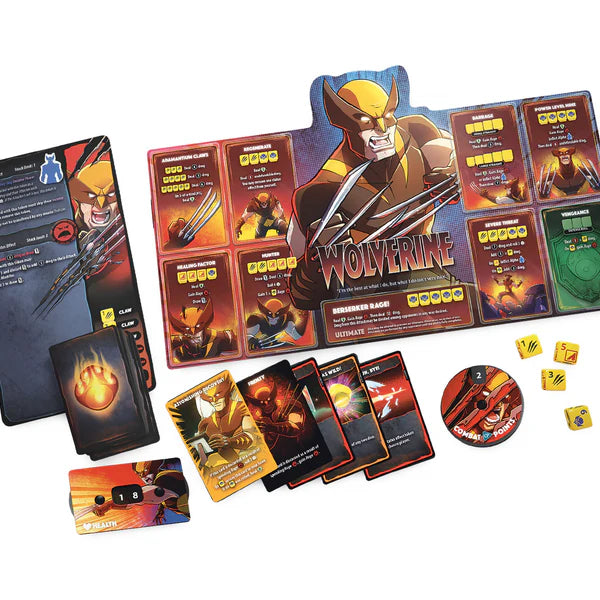 Marvel Dice Throne: X-men - Iceman, Psylocke, Storm, and Wolverine