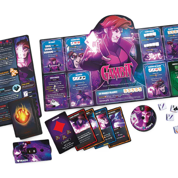 Marvel Dice Throne: X-men - Cyclops, Gambit, Rogue and Jean Grey