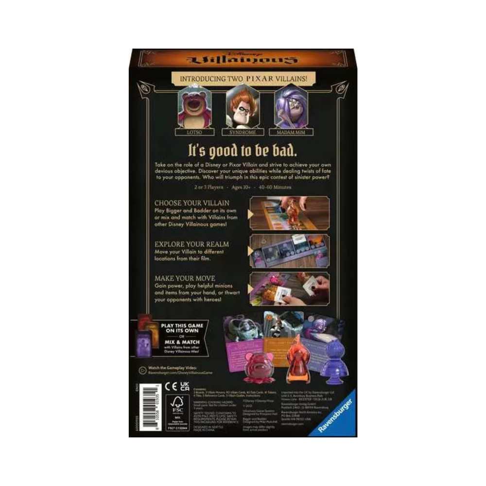 Disney Villainous: Bigger and Badder, jeu de société famille