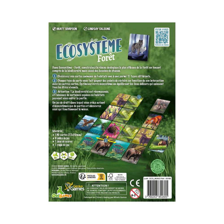Écosystème - Forêt, jeu de société familial - Achat en ligne