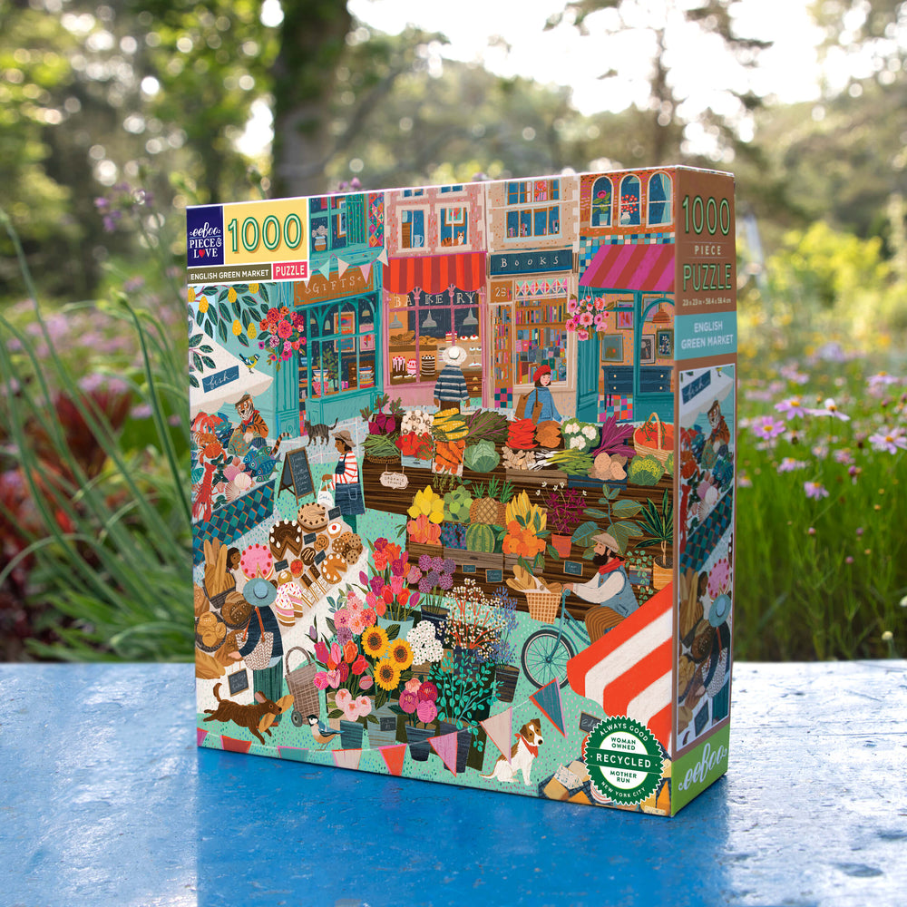 English Green Market eeBoo puzzle 1000 pcs Achat en ligne à L'As des jeux