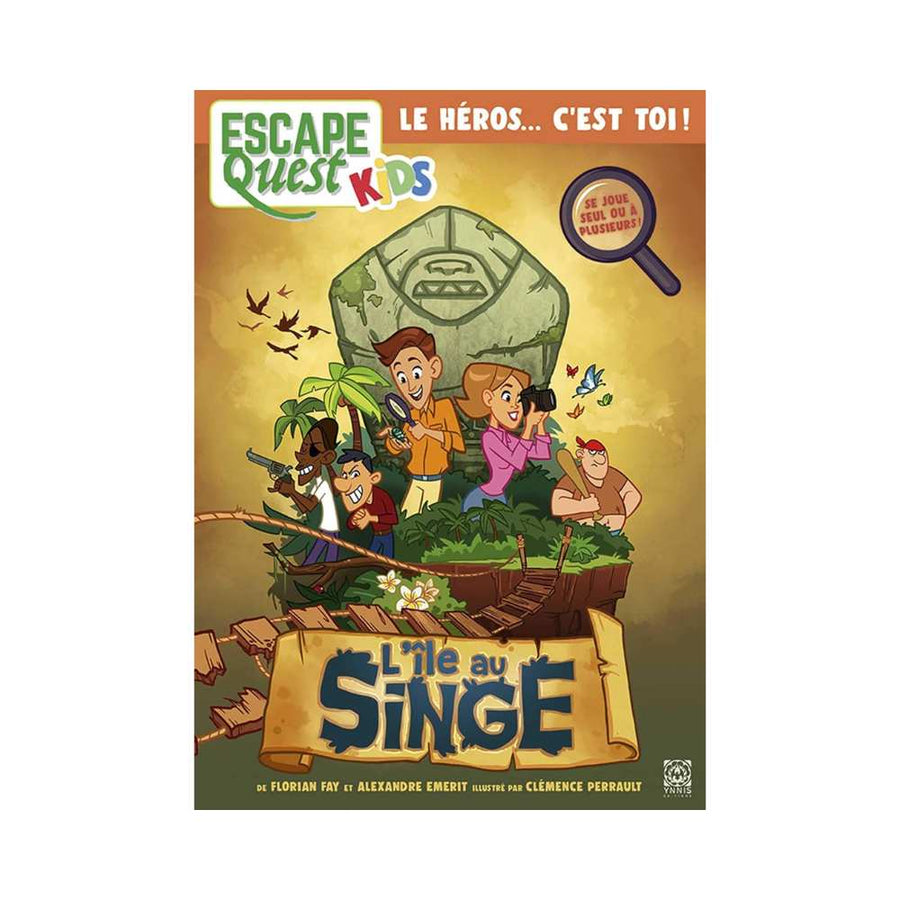 Escape Quest Kids 1: l'Île au singe (livre) (FR)

