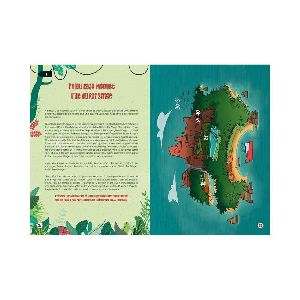 Escape Quest Kids 1: l'Île au singe (livre) (FR)