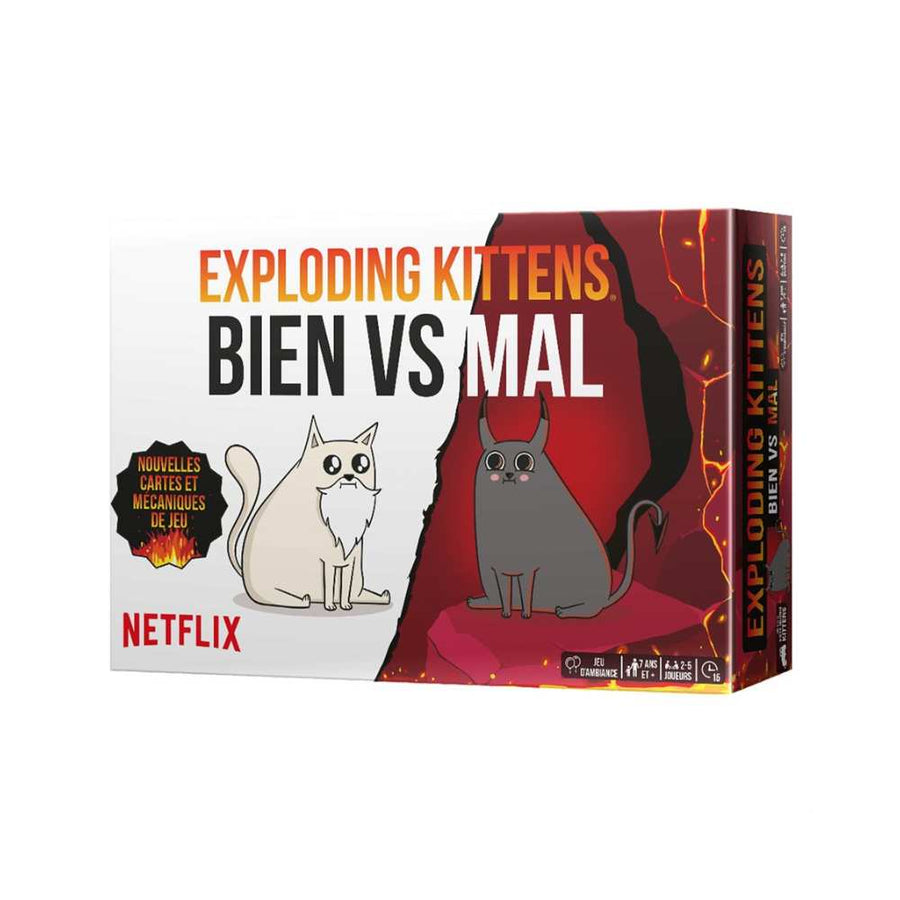 Exploding Kittens: Bien vs. mal, jeu société ambiance-Achat en ligne