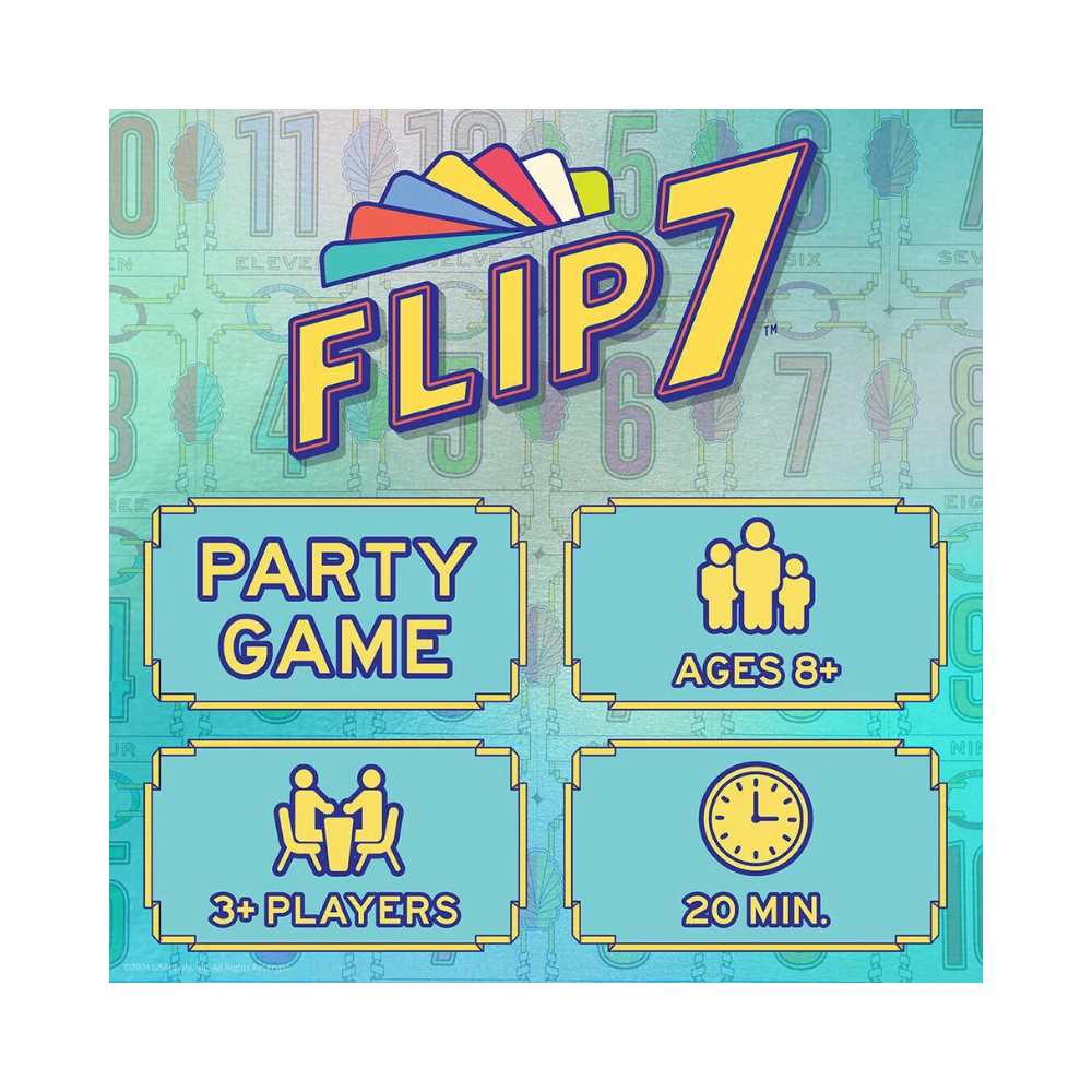 Flip 7: jeu de cartes pour toute la famille