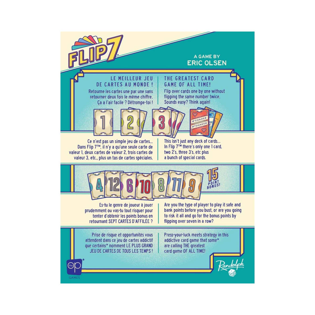 Flip 7, jeu de cartes famille - Achat en ligne Canada