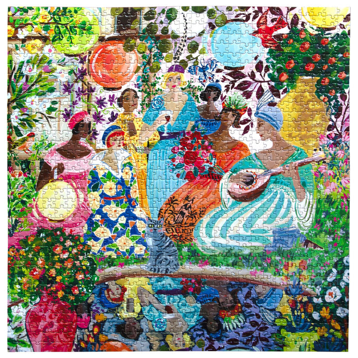 Garden Party eeBoo square puzzle 1000 pcs Achat en ligne à L'As des jeux