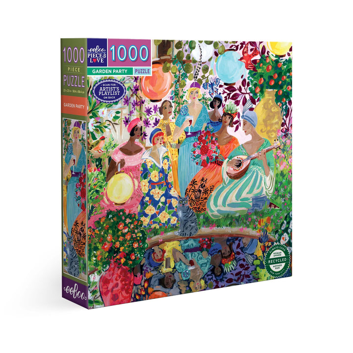 Garden Party eeBoo square puzzle 1000 pcs Achat en ligne à L'As des jeux