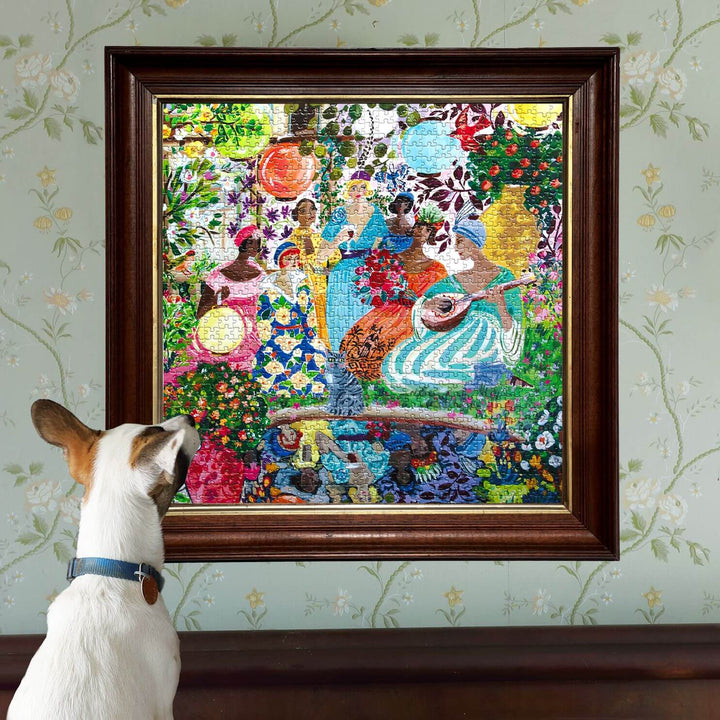 Garden Party eeBoo square puzzle 1000 pcs Achat en ligne à L'As des jeux