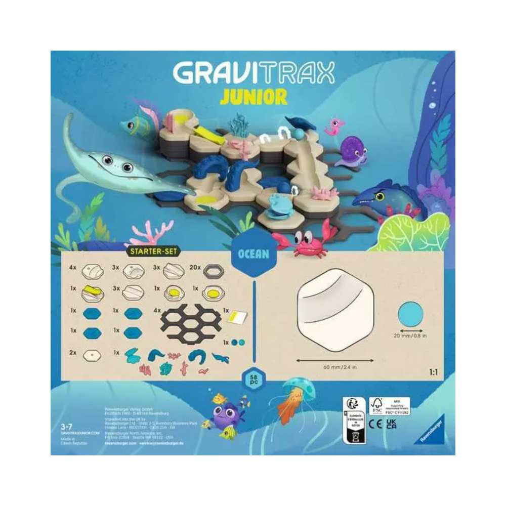 GraviTrax Junior : Kit de démarrage océan: jouet construction enfants