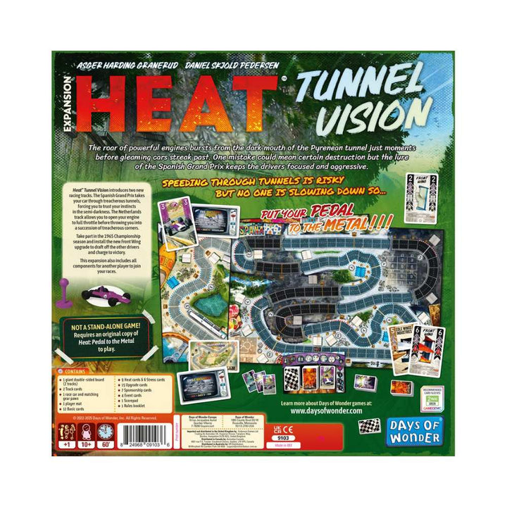 Heat - Pedal to the Metal: Tunnel Vision Expansion: jeu de société