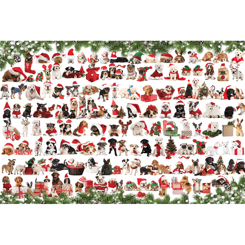 Holiday Dogs Tin (1000 pcs)