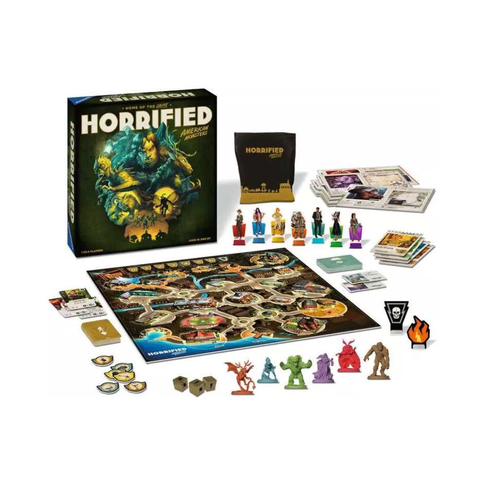 Horrified: American Monsters, jeu de société coopératif-Achat en ligne