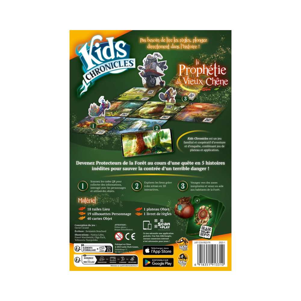 Kids Chronicles : La Prophécie du vieux chêne: jeu de société coop