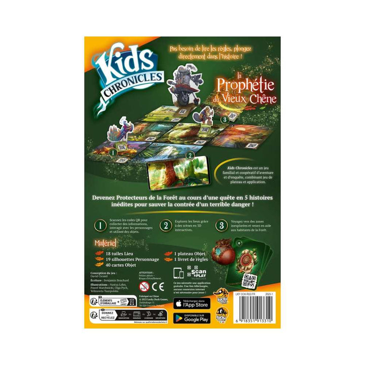 Kids Chronicles : La Prophécie du vieux chêne: jeu de société coop