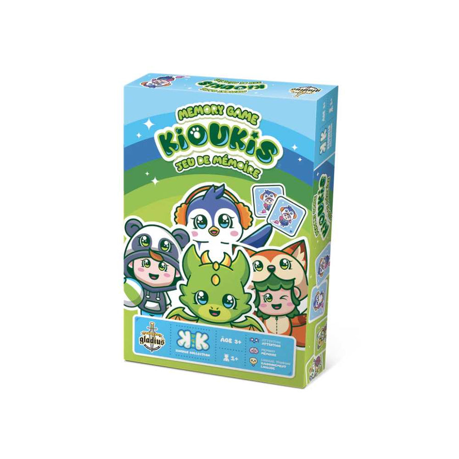 Kioukis, Jeu de mémoire, jeu de société enfants 3 ans - Achat en ligne