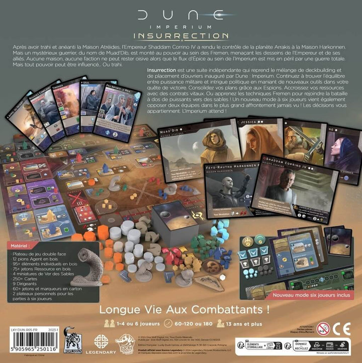 Dune Imperium - Insurrection jeu de société stratégie | Achat en ligne