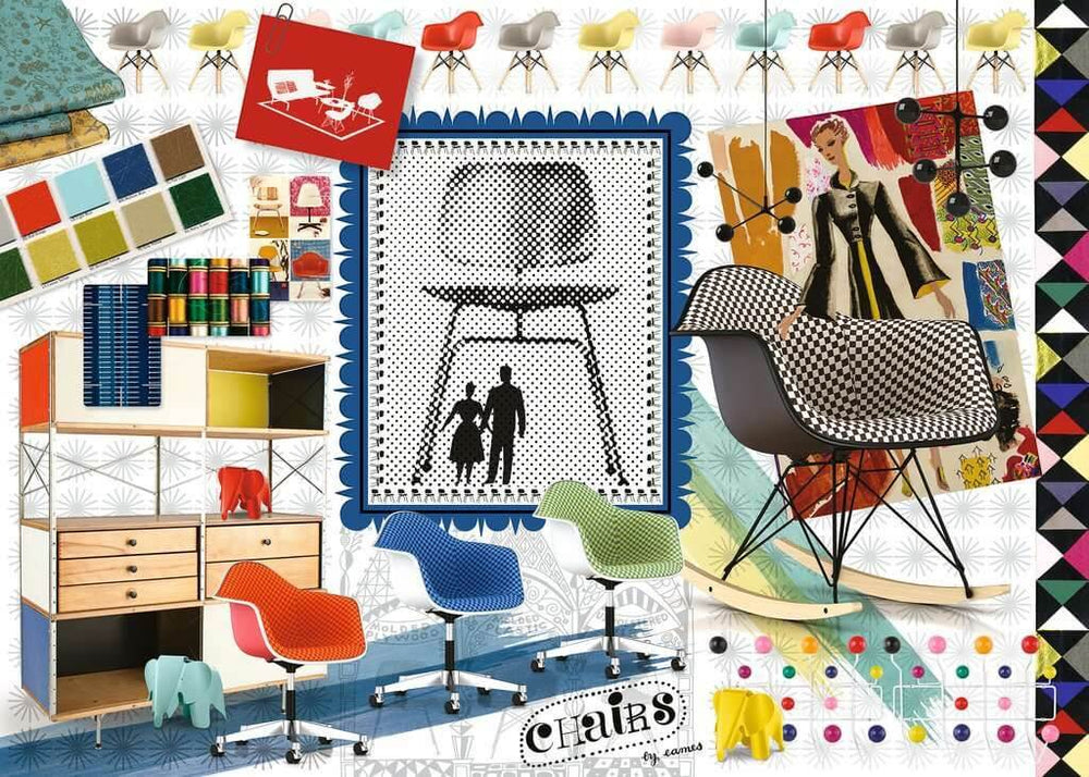 Eames Design Spectrum casse-tête Ravensburger Puzzle 1000 pcs