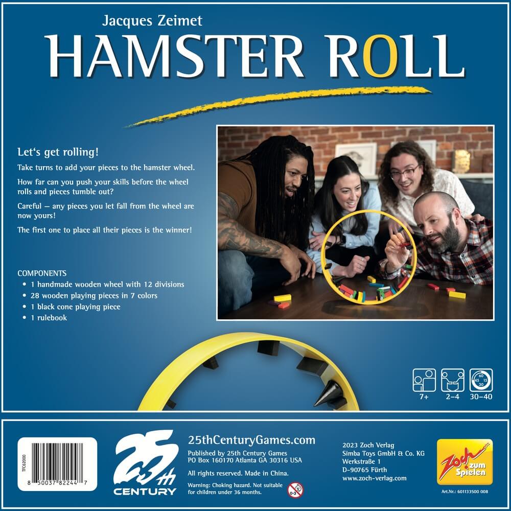 Hamster Roll a family board game | Buy online L'As des jeux Canada