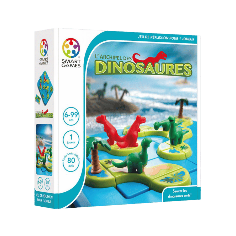 L'archipel des dinosaures, jeu solo Smart Games - Achat en ligne